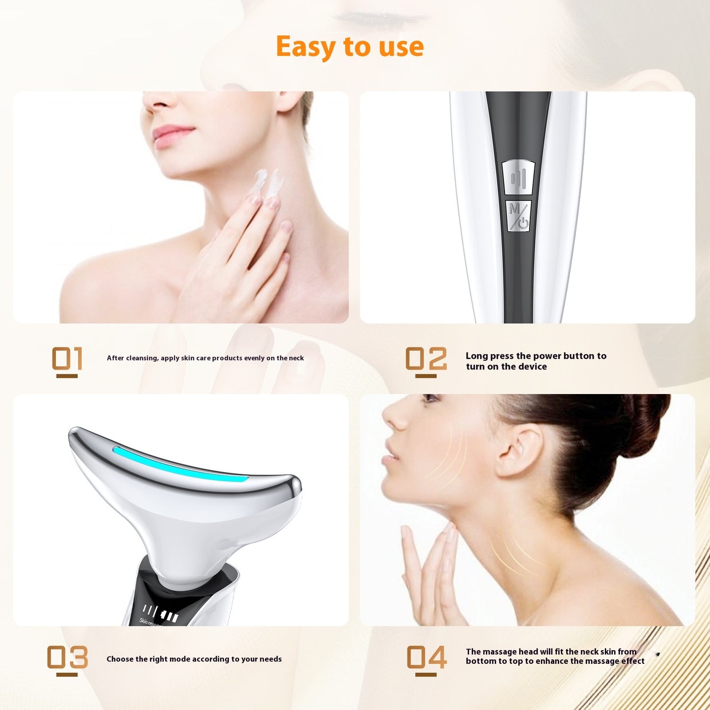 Neck-removing Pattern French Pattern Beauty Instrument Face Lifting And Tightening
