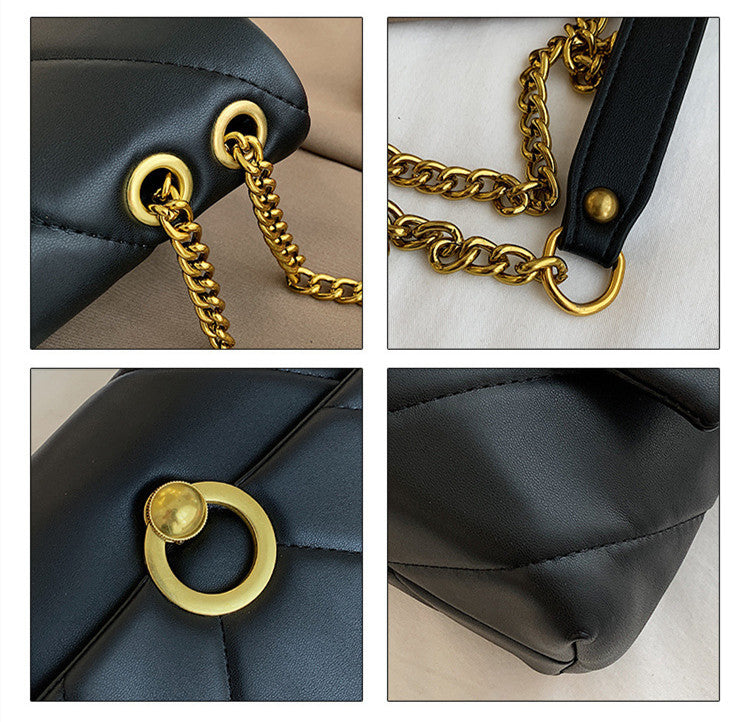 New Retro Fashion Ladies Chain One Shoulder Messenger Bag