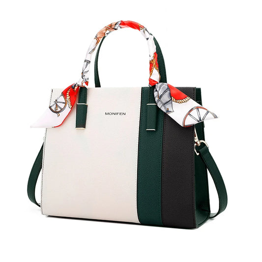 New Genuine Leather Women Bags Fashion Luxury Handbags Women Bags Designer Cowhide Leather Shoulder Bag Women Brand Luxury Bags