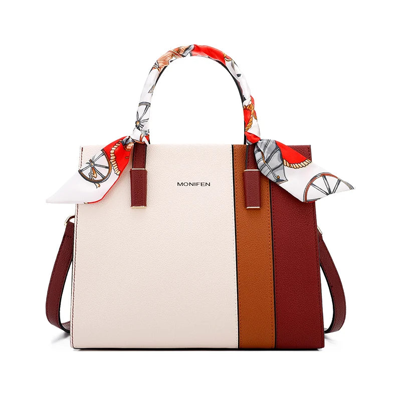 New Genuine Leather Women Bags Fashion Luxury Handbags Women Bags Designer Cowhide Leather Shoulder Bag Women Brand Luxury Bags