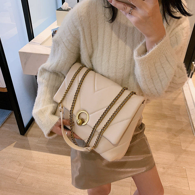 New Retro Fashion Ladies Chain One Shoulder Messenger Bag
